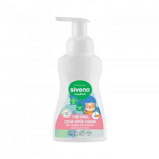 %100 Baby- Kids Doğal Köpük Sabun 250 mL