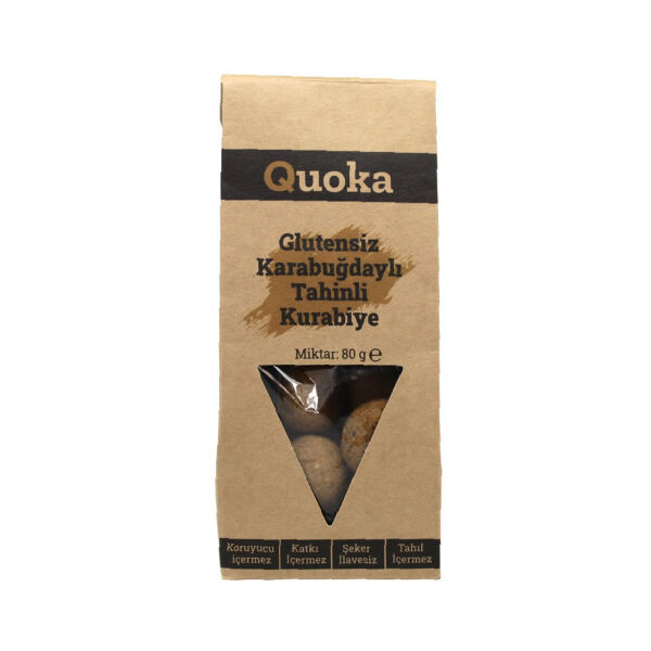 Glutensiz Karabuğdaylı Tahinli Kurabiye 80 g