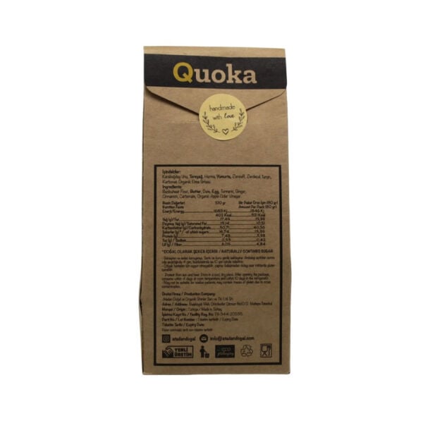 Glutensiz Karabuğdaylı Zencefilli Kurabiye 80 g