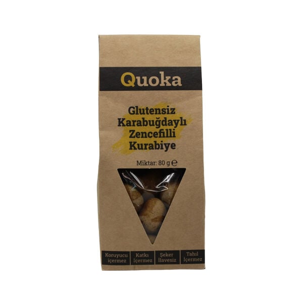Glutensiz Karabuğdaylı Zencefilli Kurabiye 80 g