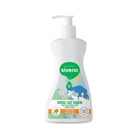 %100 Portakal Yağlı Doğal Sıvı Sabun 300 mL