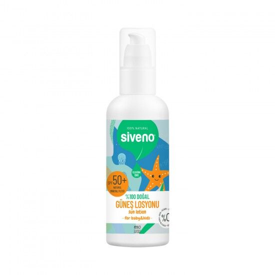 %100 Doğal Çocuklar İçin Güneş Losyonu 100 mL
