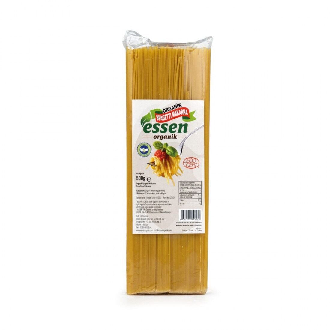 Organik Spagetti 500 g