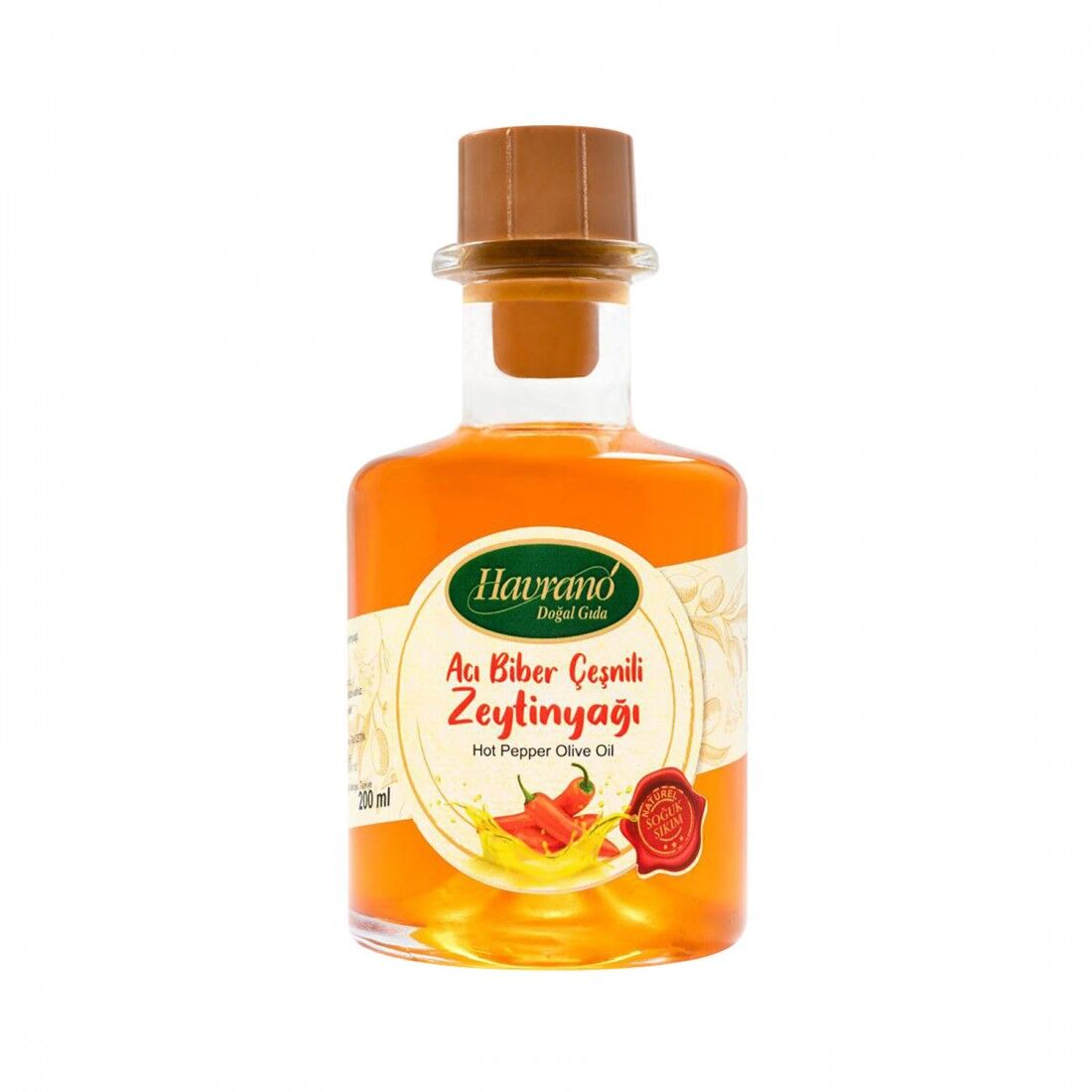Acı Biber Çeşnili Zeytinyağı 200 mL