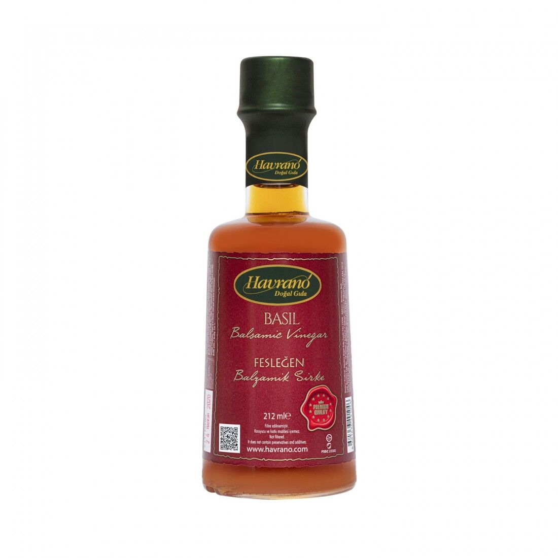 Balzamik Fesleğen Sirkesi 212 mL