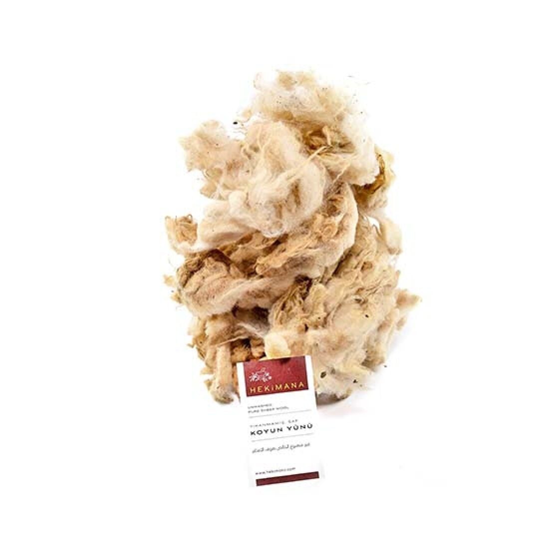 Yıkanmamış Saf Koyun Yünü 100 g (Yapağı)