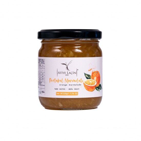 Portakal Marmelatı %80 (Pancar Şekeri) Meyve 220 g