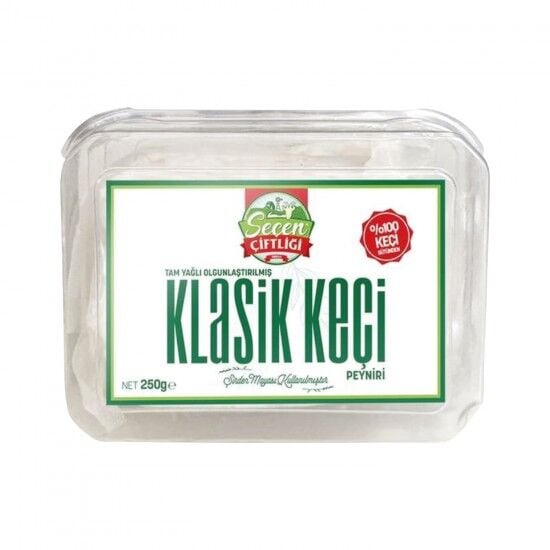 Tam Yağlı Olgunlaştırılmış Keçi Klasik Beyaz Peyniri 250 g