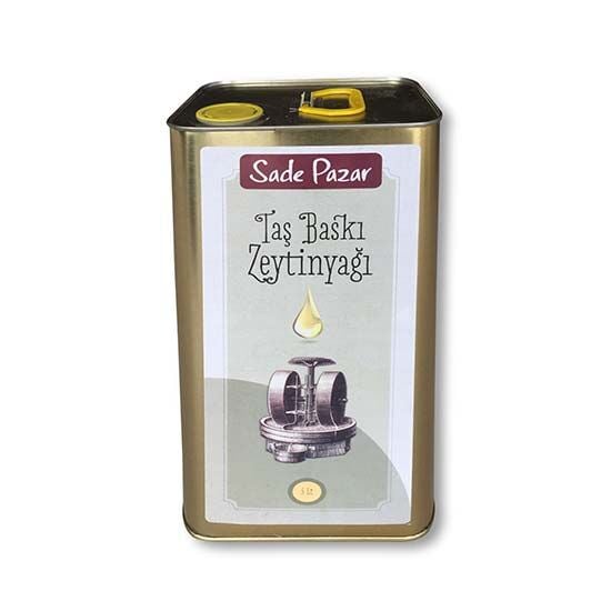 Taş Baskı Zeytinyağı 5 L