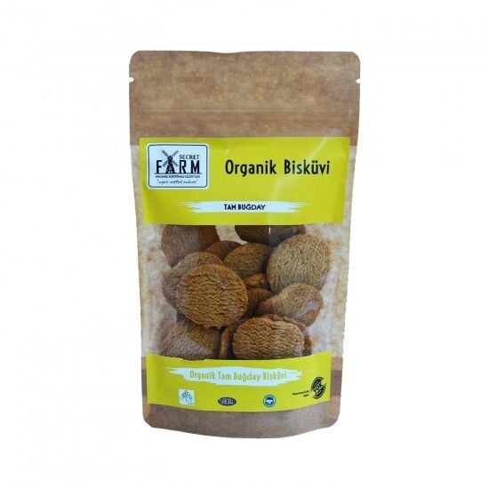 Organik Bisküvi Tam Buğday 100 g