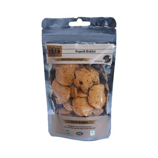 Organik Cevizli Bisküvi 65 g