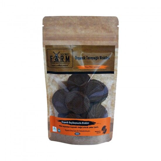 Organik Tereyağlı Keçiboynuzlu Bisküvi 100 g