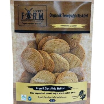 Organik Tereyağlı Siyez Unlu Bisküvi 100 g