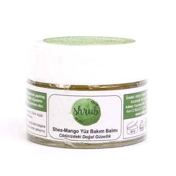 Doğal Shea Mango Yüz Bakım Balmı 50 g