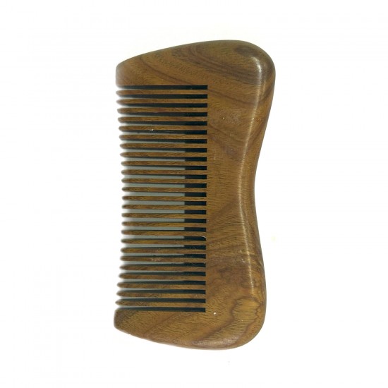 Sandal Ağacı Kıvrımlı Tarak (10 cm)