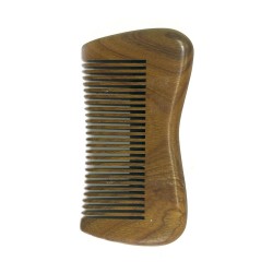Sandal Ağacı Kıvrımlı Tarak (10 cm)