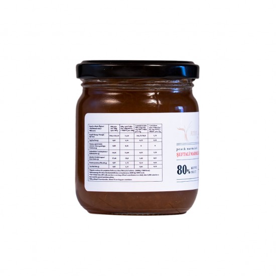 Şeftali Marmelatı %80 Meyve (Şeker İlavesiz) 220 gr
