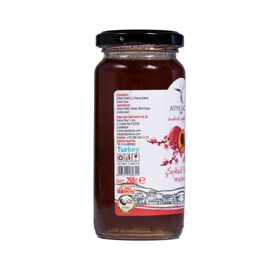 Şeftali Reçeli 80% Meyve 250 g Şeftali Reçeli 80% Meyve 250 g