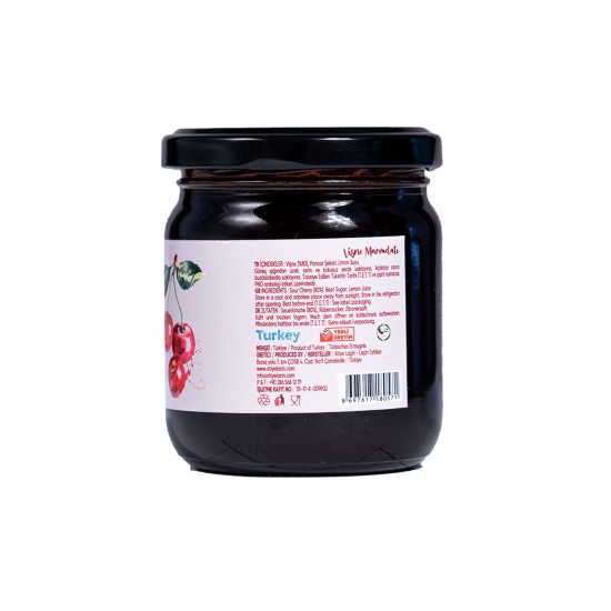 Vişne Marmelatı %80 (Pancar Şekeri) Meyve 220 g