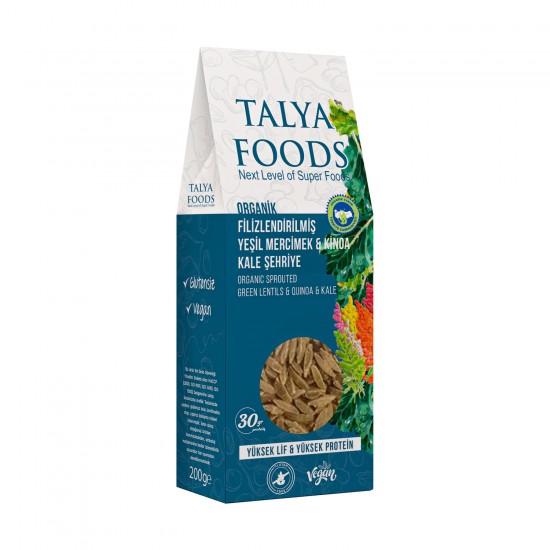 Yeşil Mercimek - Kinoa - Kale Arpa Şehriye 200 g