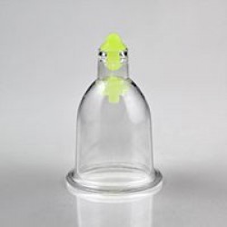 Hacamat Kupası 4 cm Plastik Tek Süpap (10 Ad.)