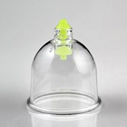 Hacamat Kupası 6 cm Plastik Tek Süpap (5 Ad.)