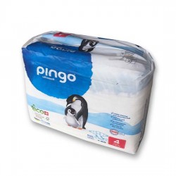 Pingo No:4 Ekolojik Bebek Bezi Maxi (40 adet)  (Organik)