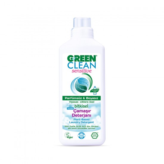 U Green Clean Sensitive Sıvı Çamaşır Deterjanı Kokusuz 1000 ml U Green Clean Sensitive Sıvı Çamaşır Deterjanı Kokusuz 1000 ml