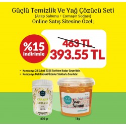 Güçlü Temizlik ve Yağ Çözücü Seti