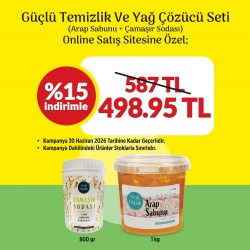 Güçlü Temizlik ve Yağ Çözücü Seti