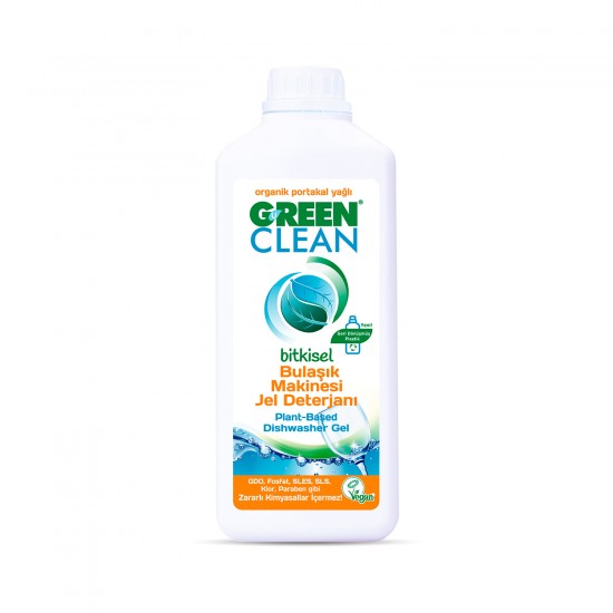 U Green Clean Bulaşık Mak. Jel Det.- Portakal Yağlı 1000 ml U Green Clean Bulaşık Mak. Jel Det.- Portakal Yağlı 1000 ml