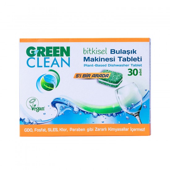 U Green Clean Bulaşık Makine Tableti (30 Adet)