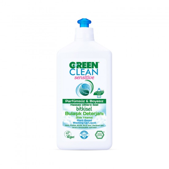 U Green Clean Sensitive Bulaşık Deterjanı 500 ml U Green Clean Sensitive Bulaşık Deterjanı 500 ml