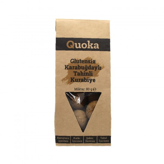 Glutensiz Karabuğdaylı Tahinli Kurabiye 80 g